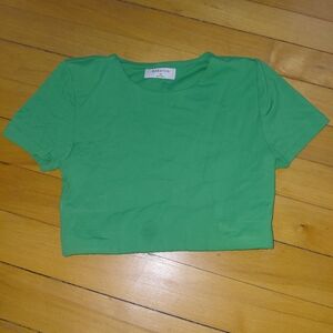 Contour Crew Ribcage Cropped T-Shirt